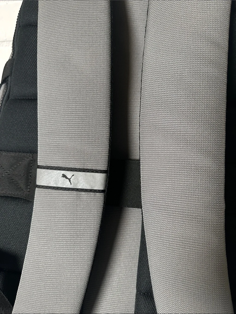 NWT Puma Large Gray and Black Backpack with Multiple Compartments